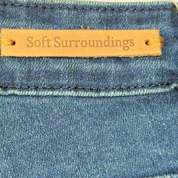 Soft Surrounding Womens 20W Ultimate Denim High Rise Bootcut Jean Horizon Wash - Picture 6 of 9